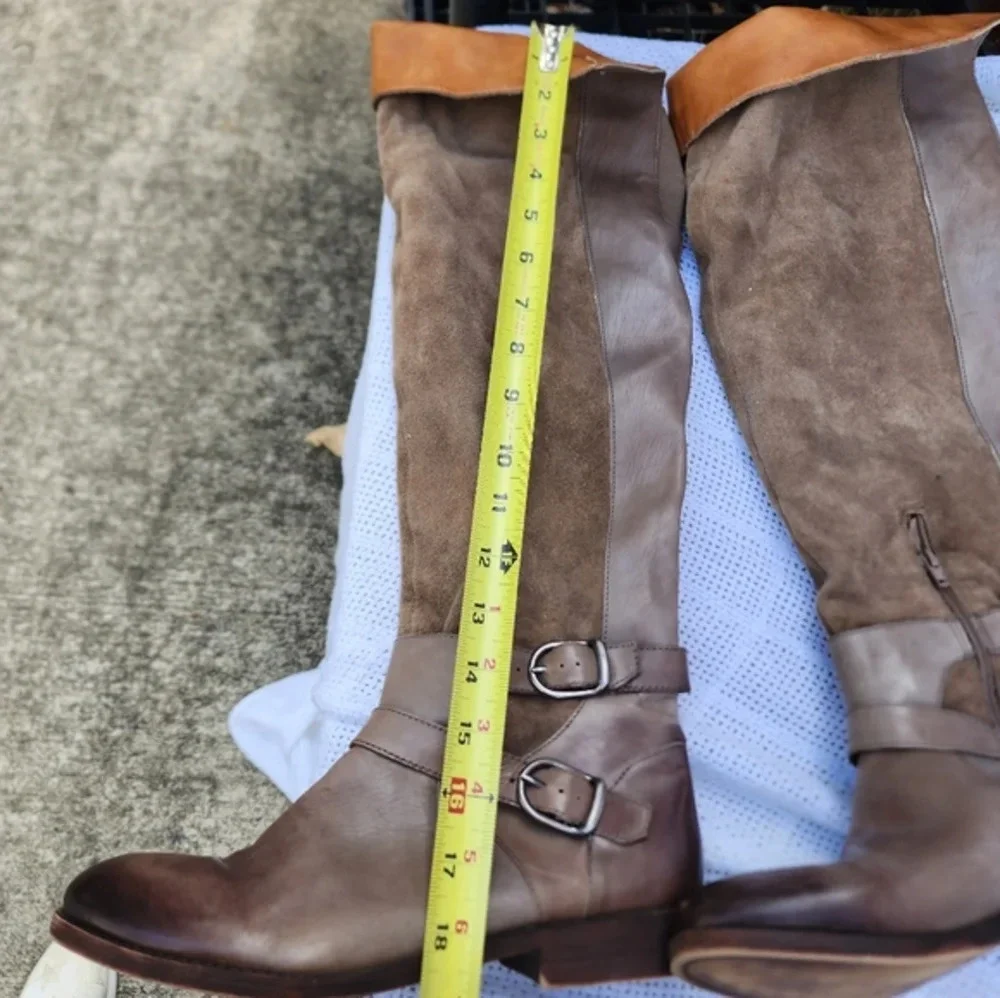 Lucky Brand Over the‎ Knee Neutral Boots 9.5